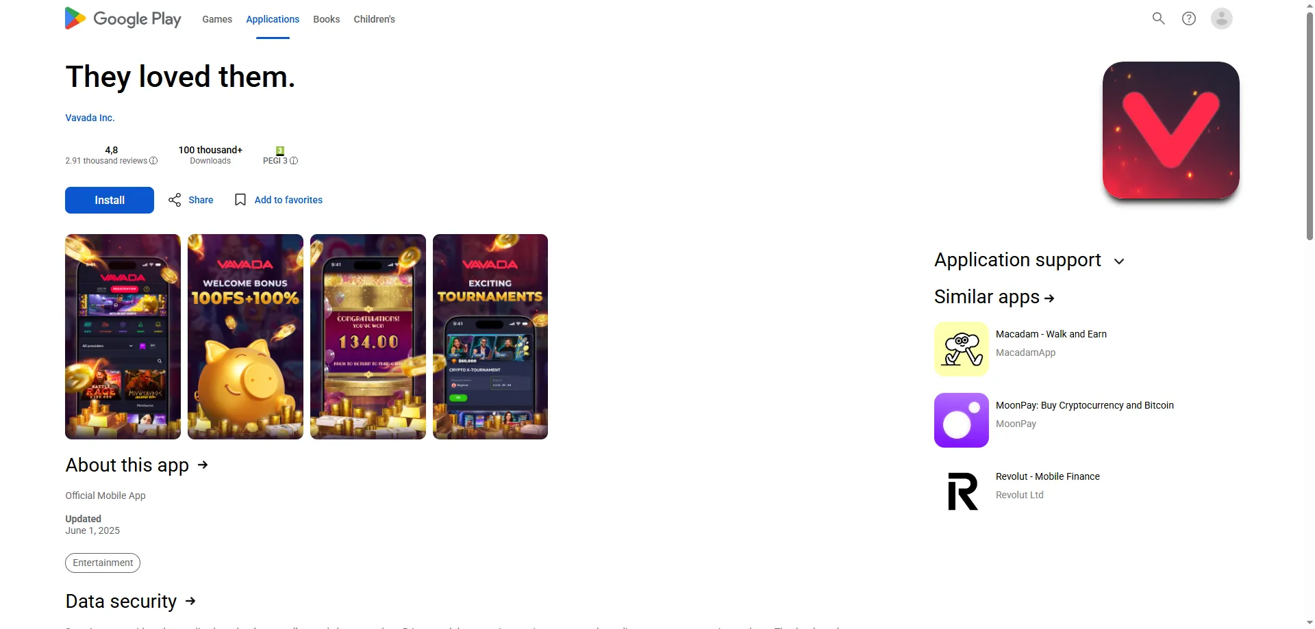 Vavada Casino aplikacja mobilna – graj na telefonie iOS i Android