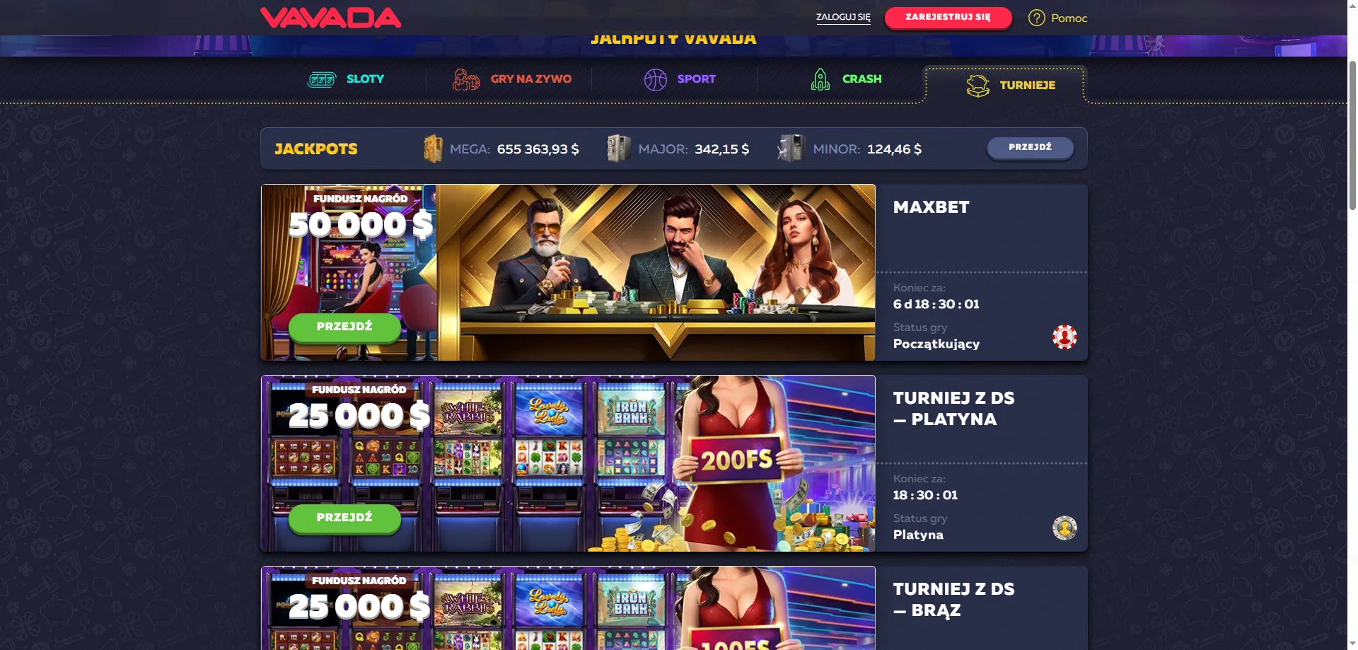 Vavada Casino bonus powitalny – 100% do €600 i darmowe spiny